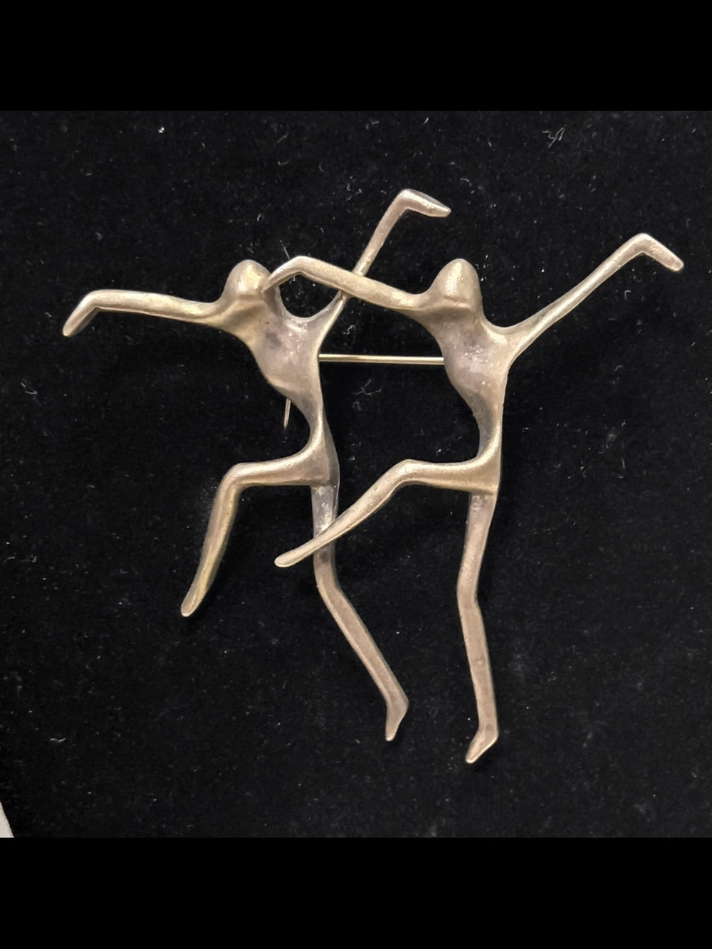Modernist Brooch "The Dancers"